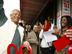 Mohammad Yunus cuts the ribbon to open the Grameen American Bank in Queens.